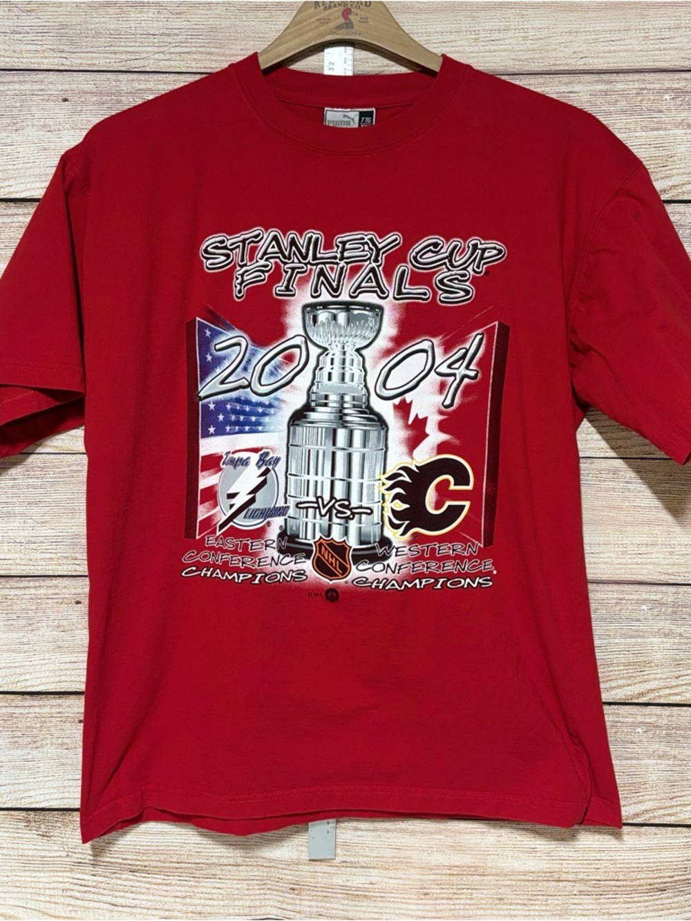 Puma Red Stanley Cup Finals‎ 2004 Graphic Tee